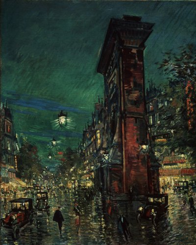 Pariisi, Porte Saint-Denis, 1923-1939 tekijältä Konstantin Alekseevich Korovin
