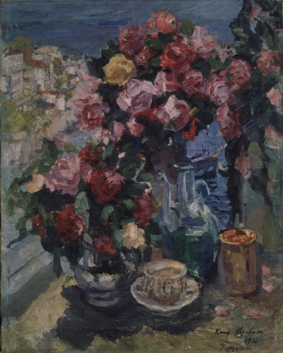 Ruusut. Gurzuf, 1916 tekijältä Konstantin Alekseevich Korovin