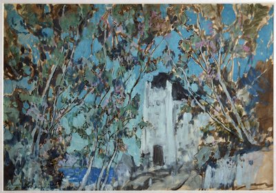 Lavastus M. Glinkan oopperaan Ruslan ja Ljudmila, 1906 tekijältä Konstantin Alekseevich Korovin