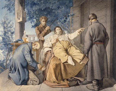 Vuokranantaja ja hänen orjansa, 1853 tekijältä Konstantin Alexandrovich Trutovsky