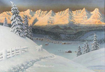 Talvimaisema tekijältä Konstantin Alexandrovich Veshchilov