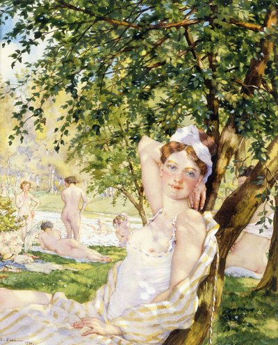 Uimarit auringossa tekijältä Konstantin Andreevic Somov