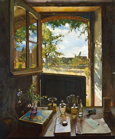 Avoin ovi puutarhassa tekijältä Konstantin Andreevic Somov