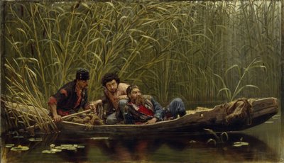 Syrjäiset miehet, 1882 tekijältä Konstantin Apollonovich Savitsky