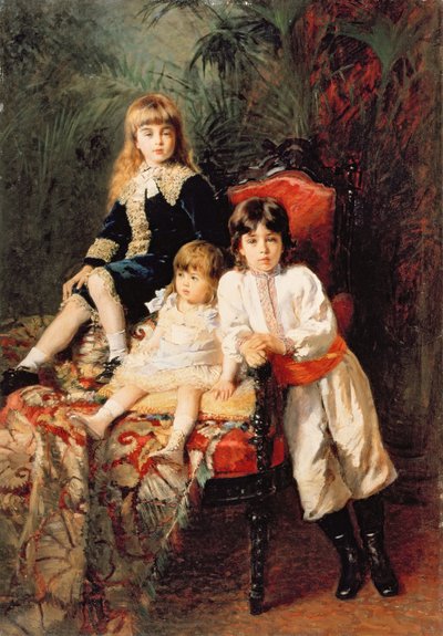 Herra Balashovin lapset tekijältä Konstantin Egorovich Makovsky