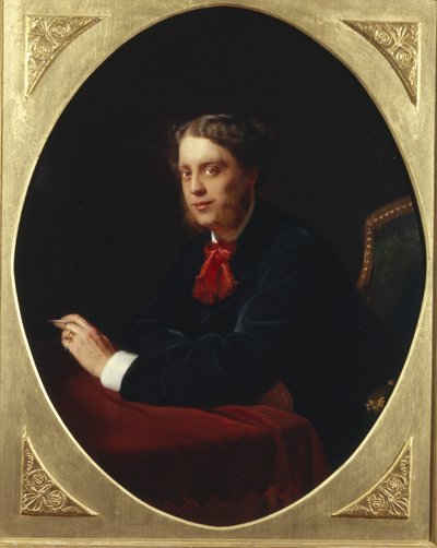 Kreivi Nikolai Sergejevitš Stroganovin muotokuva 1836-1905, 1865 tekijältä Konstantin Egorovich Makovsky