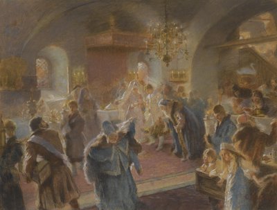 Humaloiden ripotteleminen -tutkimus tekijältä Konstantin Egorovich Makovsky