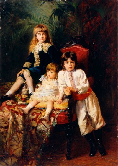 Balašovien lapset, 1880 tekijältä Konstantin Egorovich Makovsky
