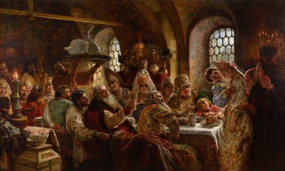 Boyarin hääjuhla tekijältä Konstantin Makovsky