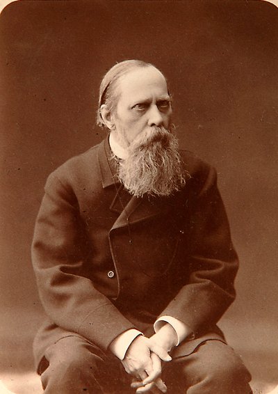 Mihail Saltykov-Shchedrin, venäläinen kirjailija, 1880-luku tekijältä Konstantin Schapiro