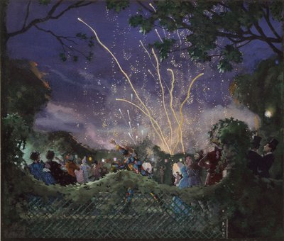 Ilotulitus, 1929 tekijältä Konstantin Somov