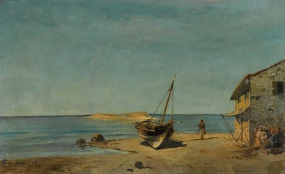 Kalastajan koti rannalla tekijältä Konstantinos Volanakis