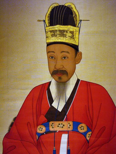 Yi Haeungin (tai "Shibaekin") muotokuva tekijältä Korean School