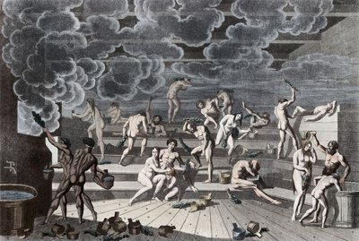 Venäläinen kylpylä, 1811 tekijältä Korneev