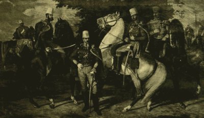 Károlyin husaarirykmentin upseerit vuonna 1849 tekijältä Károly Lotz