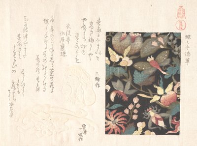 Design for Leather ja Netsuke, 1800-luku. tekijältä Kubo Shunman