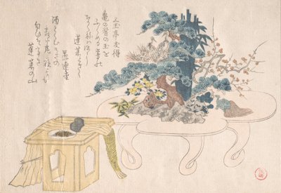 Shimadai ja Sambo, 1800-luku. tekijältä Kubo Shunman