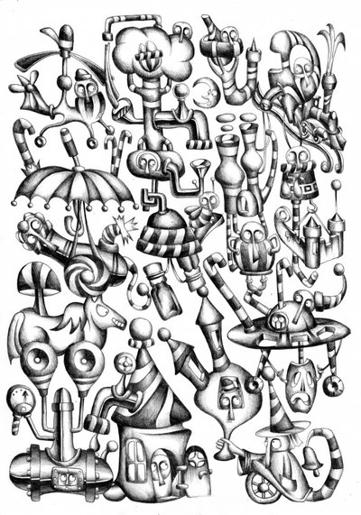 Oudon surrealistisia olentoja tekijältä Kulik