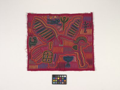 Paitapaneeli (Mola) (kuva) tekijältä Kuna Indian Culture
