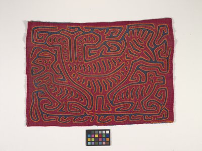 Paitapaneeli (Mola) (kuva) tekijältä Kuna Indian Culture