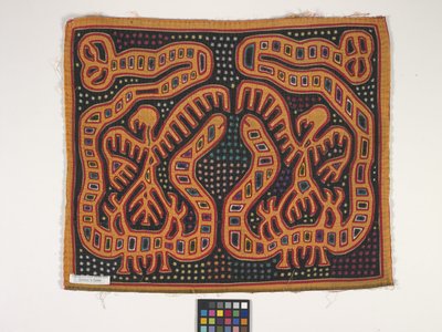 Paitapaneeli (Mola) (kuva) tekijältä Kuna Indian Culture