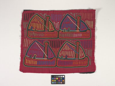 Paitapaneeli (Mola) (kuva) tekijältä Kuna Indian Culture