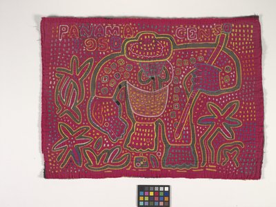 Paitapaneeli (Mola) (kuva) tekijältä Kuna Indian Culture