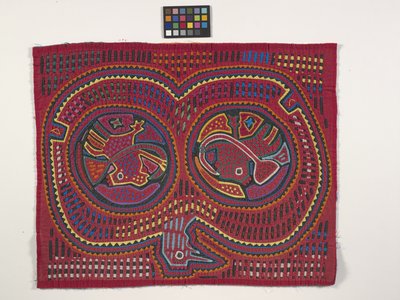 Paitapaneeli (Mola) (kuva) tekijältä Kuna Indian Culture