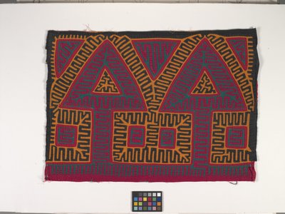 Paitapaneeli (Mola) (kuva) tekijältä Kuna Indian Culture