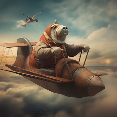 Mursu lentää lentokonetta 1 tekijältä Kurt Heppke