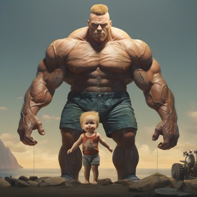 Pelottava ja ilkeä painonnosto-steroidifriikkibuff babe valtavan lihaksikkaan miehen kanssa 1 tekijältä Kurt Heppke