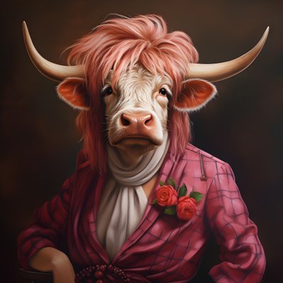 Highland Cow hahmona Marilyn Monroe 3 tekijältä Kurt Heppke