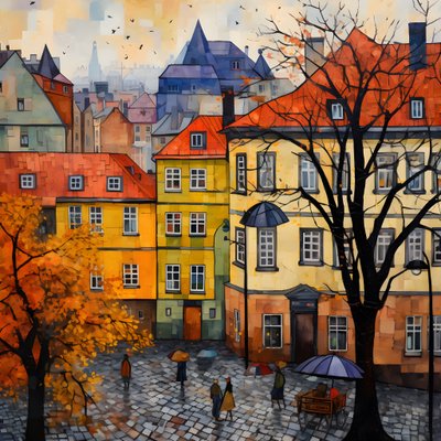 Prag Haeuser 3 tekijältä Kurt Heppke