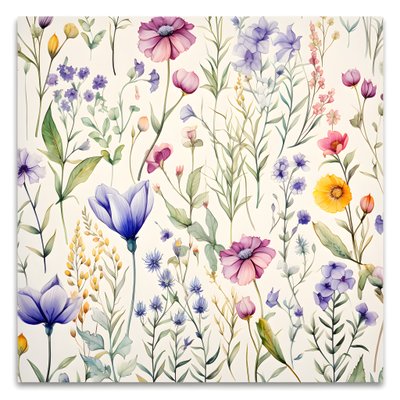 aquarell boho kukkaiset luonnonkasvit 4 tekijältä Kurt Heppke