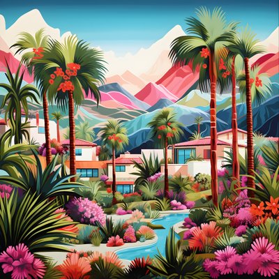 yksityiskohtainen kuva Palm Springs 3:sta tekijältä Kurt Heppke