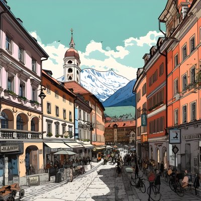 innsbruck, sarjakuva 3 tekijältä Kurt Heppke