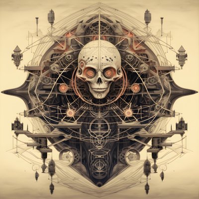 leonardo davinci konsepti sketch albumi kuvitus puun juuri, joka kasvaa maasta ja nousee taivaaseen kuin jakki ja pavunvarsi 4 tekijältä Kurt Heppke