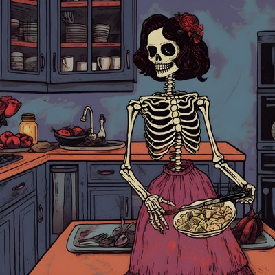 aave keittiössä, kirjoittanut maddy connelly artwork 2 tekijältä Kurt Heppke