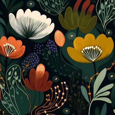 nykyaikaisia ​​abstrakteja muotoja Marimekko 2 tekijältä Kurt Heppke
