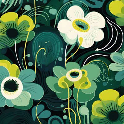 nykyaikaisia ​​abstrakteja muotoja Marimekko 3 tekijältä Kurt Heppke