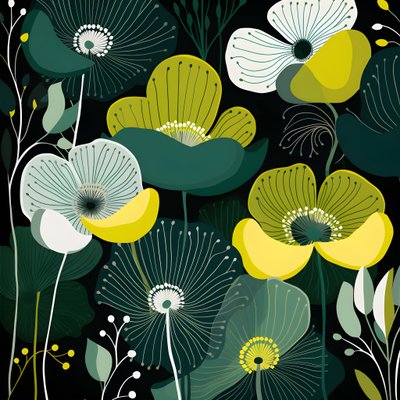 nykyaikaisia ​​abstrakteja muotoja Marimekko 4 tekijältä Kurt Heppke