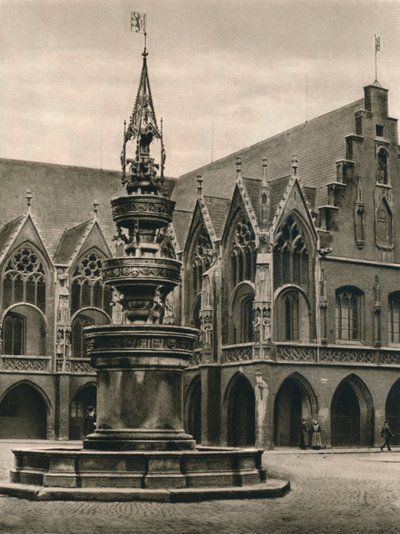 Braunschweig, vanhan kaupungin kaupungintalo, 1931 tekijältä Kurt Hielscher
