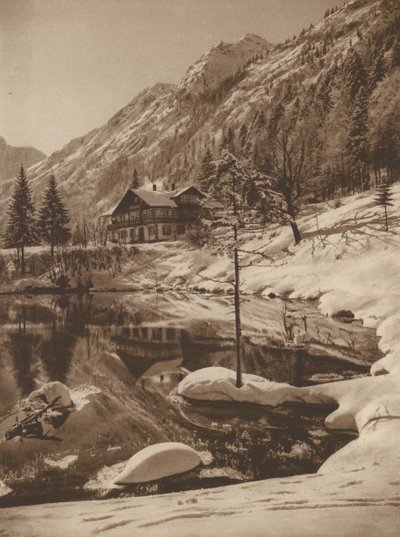 Der Christlesee bei Oberstdorf; Christlesee Oberstdorfissa (m/w kuva) tekijältä Kurt Hielscher