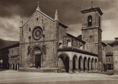 Italia: Norcia, S Benedetto (m/w kuva) tekijältä Kurt Hielscher