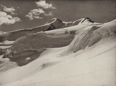 Wildspitze lännestä (m/w kuva) tekijältä Kurt Hielscher