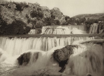 Jugoslavia: Krka Falls (m/w kuva) tekijältä Kurt Hielscher