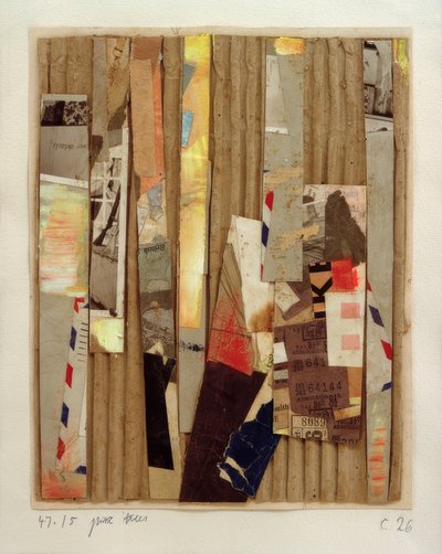 47. 15 mäntyä c 26 tekijältä Kurt Schwitters