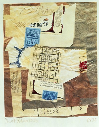 Kameli, 1936. tekijältä Kurt Schwitters
