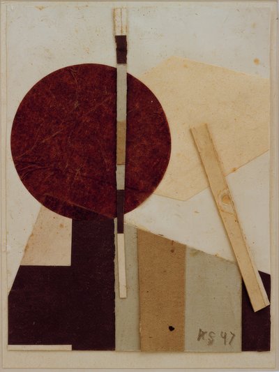 Pyöreä-kulmainen tekijältä Kurt Schwitters