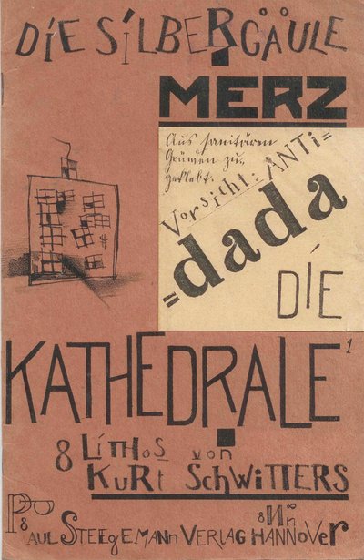 Katedraali. Hopeahevonen, 1920. tekijältä Kurt Schwitters
